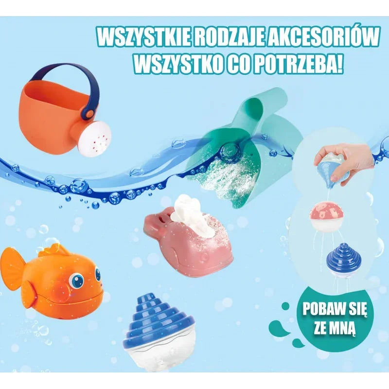 Piaskownica WOOPIE 2w1 stolik wodny wodospad dla dzieci - zabawki-dla-dziewczynki