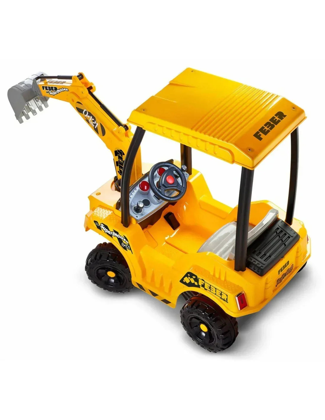 Koparka elektryczna z baterią LT 12V FEBER - zabawki-dla-dziewczynki