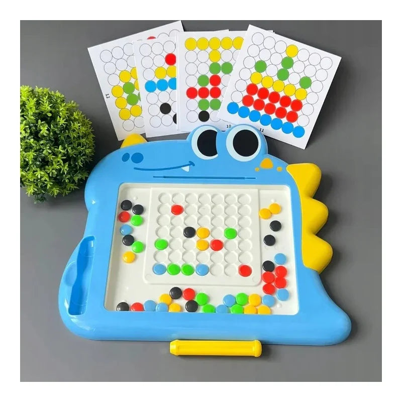 WOOPIE Tablica Magnetyczna dla Dzieci Montessori MagPad Dinozaur - zabawki-dla-dziewczynki