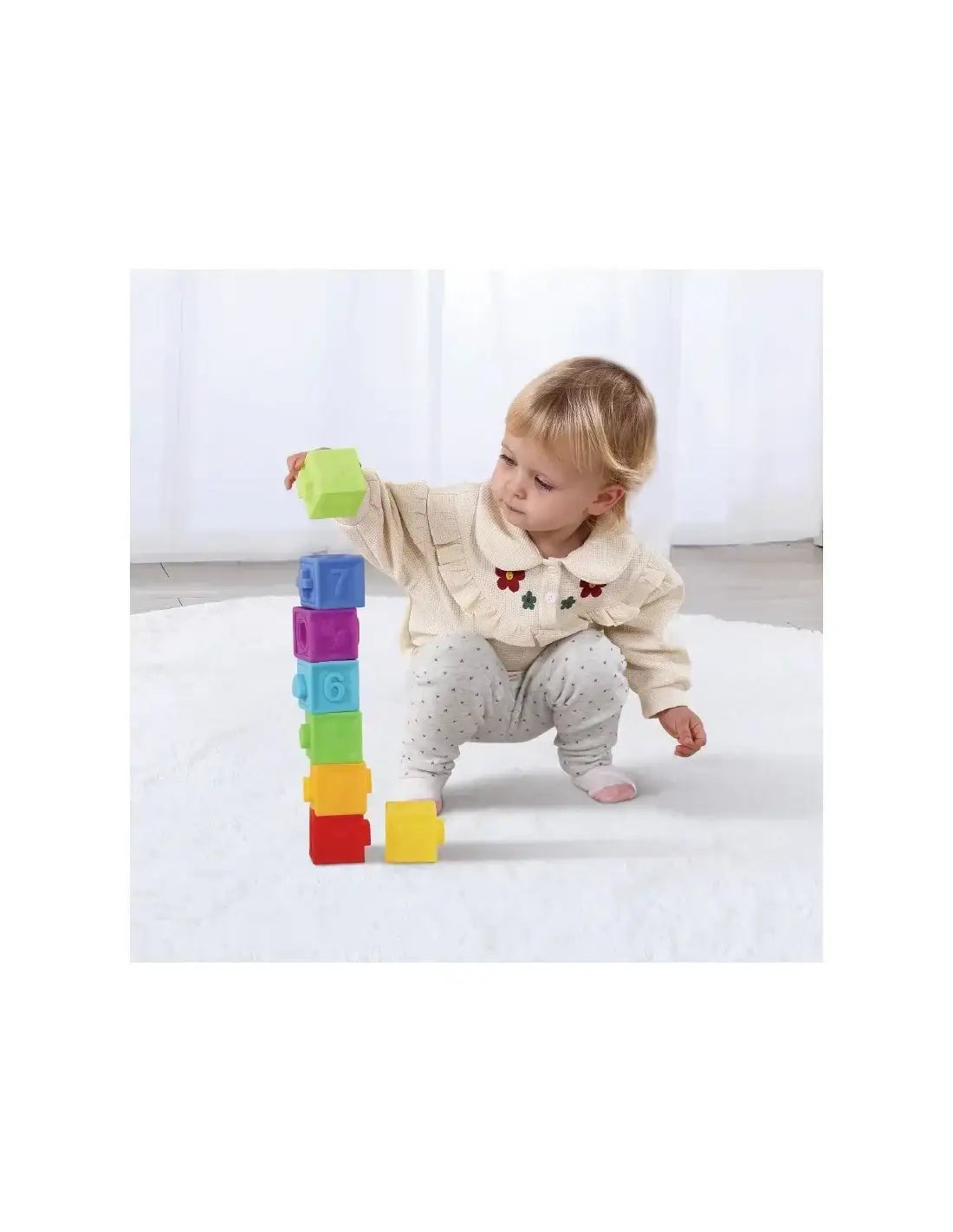 4-WOOPIE GREEN Box Pudełko XXL Montessori Edukacyjne 6w1 Sensoryczne 7-8 Miesięcy 26el. FSC-4