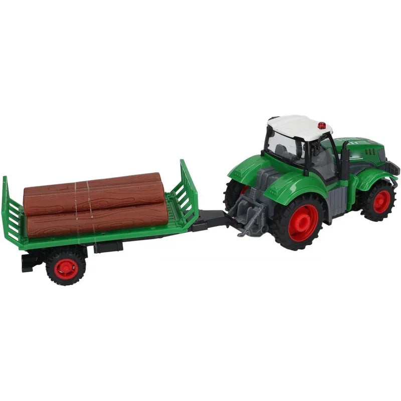Zabawka WOOPIE traktor RC z przyczepą skala 1:24 do zabawy  - zabawki-dla-dziewczynki