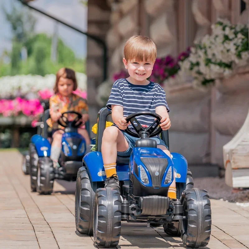 Traktor FALK New Holland na pedały duży dla dzieci - zabawki-dla-dziewczynki