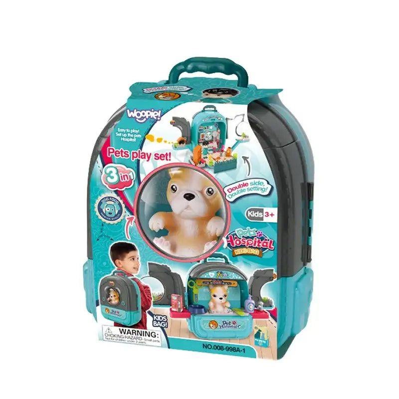 WOOPIE domek w plecaku zestaw opiekunka pieska - zabawki-dla-dziewczynki