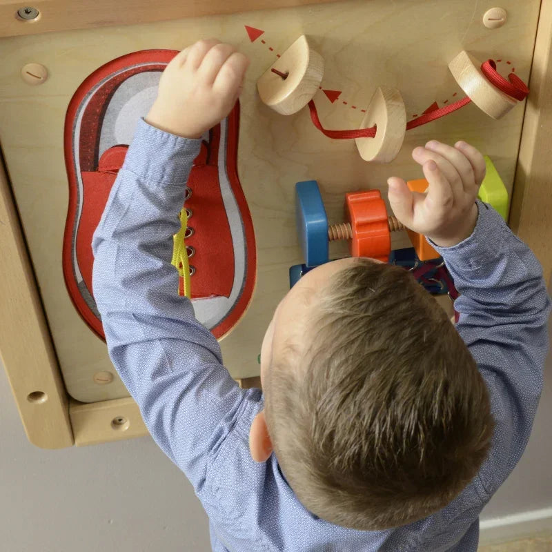 Kreatywna zabawa Montessori – tablica manualna  - zabawki-dla-dziewczynki
