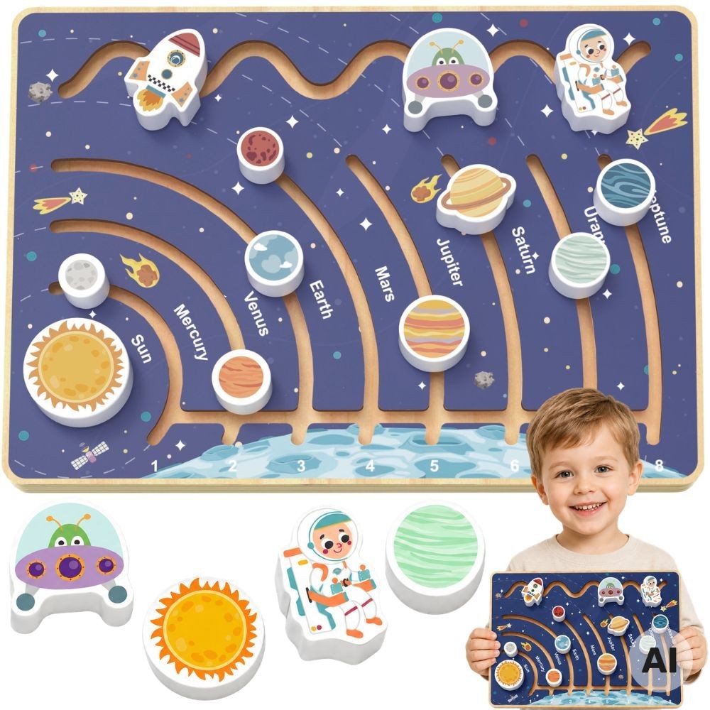 1-TOOKY TOY Tablica Edukacyjna Układ Słoneczny-1