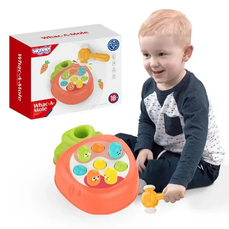 WOOPIE BABY Gra Zręcznościowa Uderz Kreta - zabawki-dla-dziewczynki