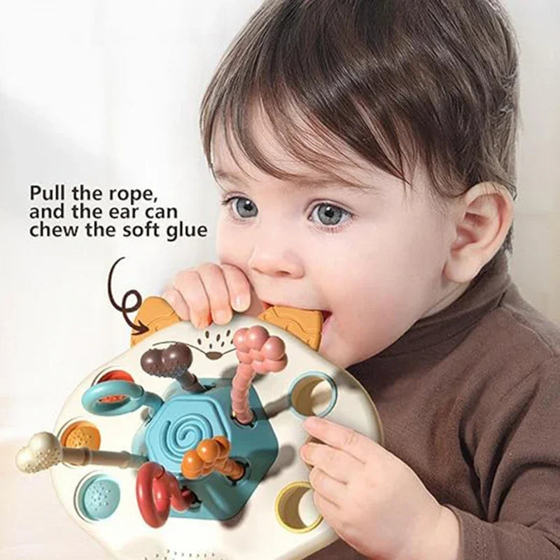 WOOPIE BABY grzechotka gryzak lis zabawka edukacyjna dla niemowląt  - zabawki-dla-dziewczynki