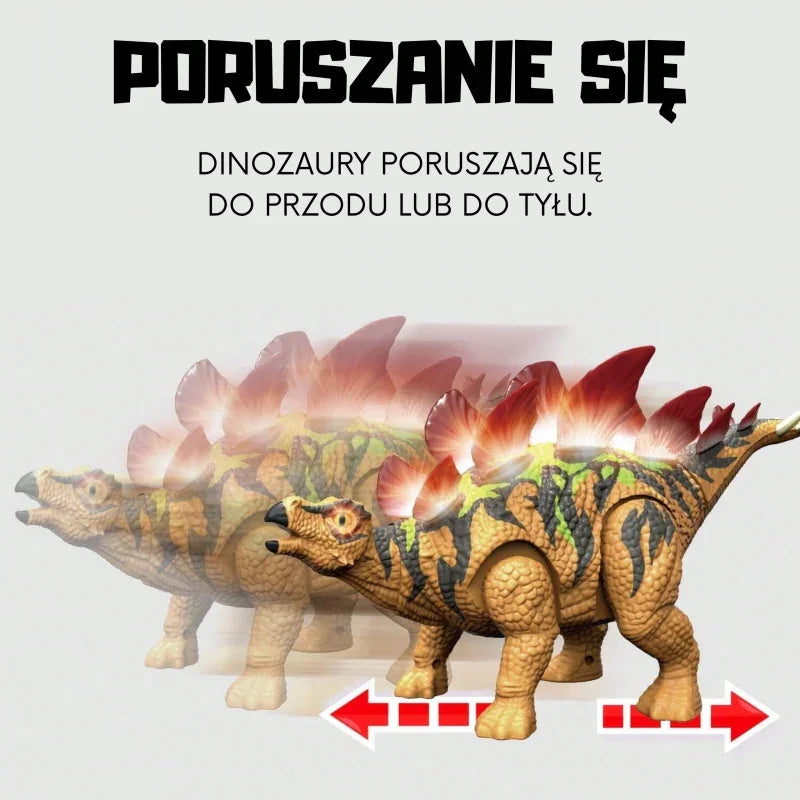 WOOPIE Dinozaur Zdalnie Sterowany RC Robot Stegozaur - zabawki-dla-dziewczynki