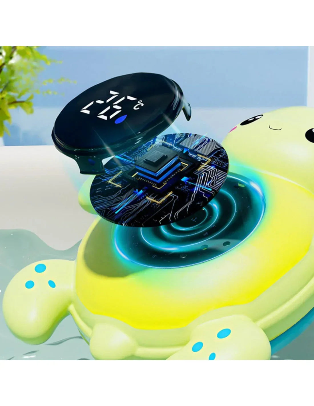 Dziecięcy termometr LCD do wanienki z funkcją kontroli temperatury - zabawki-dla-dziewczynki