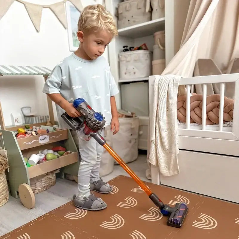 Dziecięcy odkurzacz pionowy WOOPIE zabawka edukacyjna 3w1 - zabawki-dla-dziewczynki