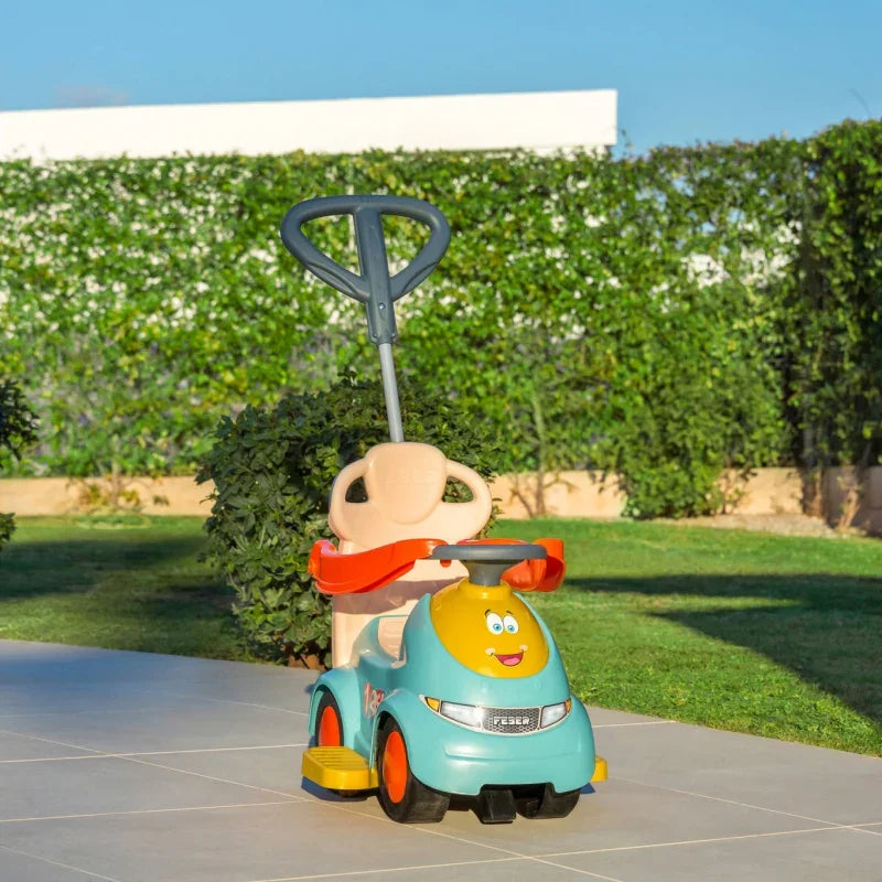 Jeździk pchacz FEBER bujak wielofunkcyjny nauka przez zabawę  - zabawki-dla-dziewczynki