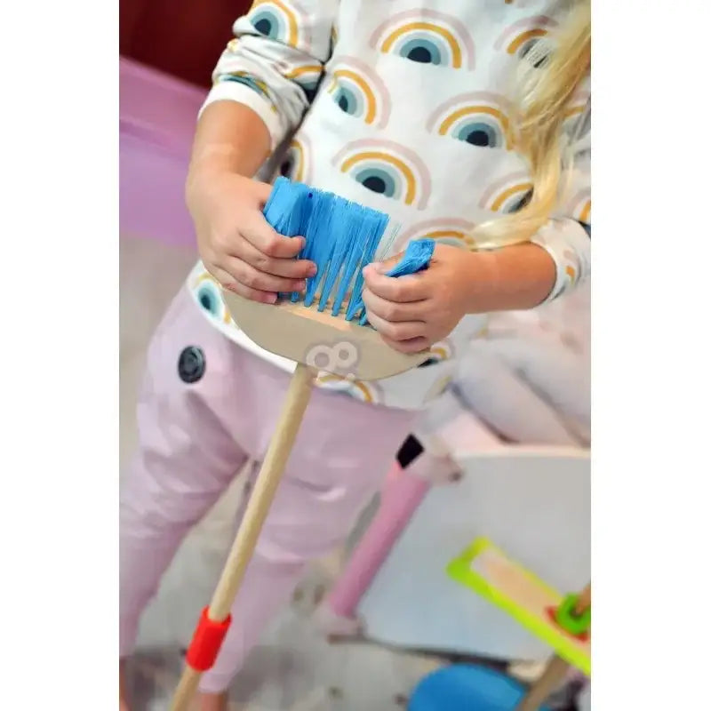TOOKY TOY drewniany zestaw sprzątania dla maluchów - zabawki-dla-dziewczynki