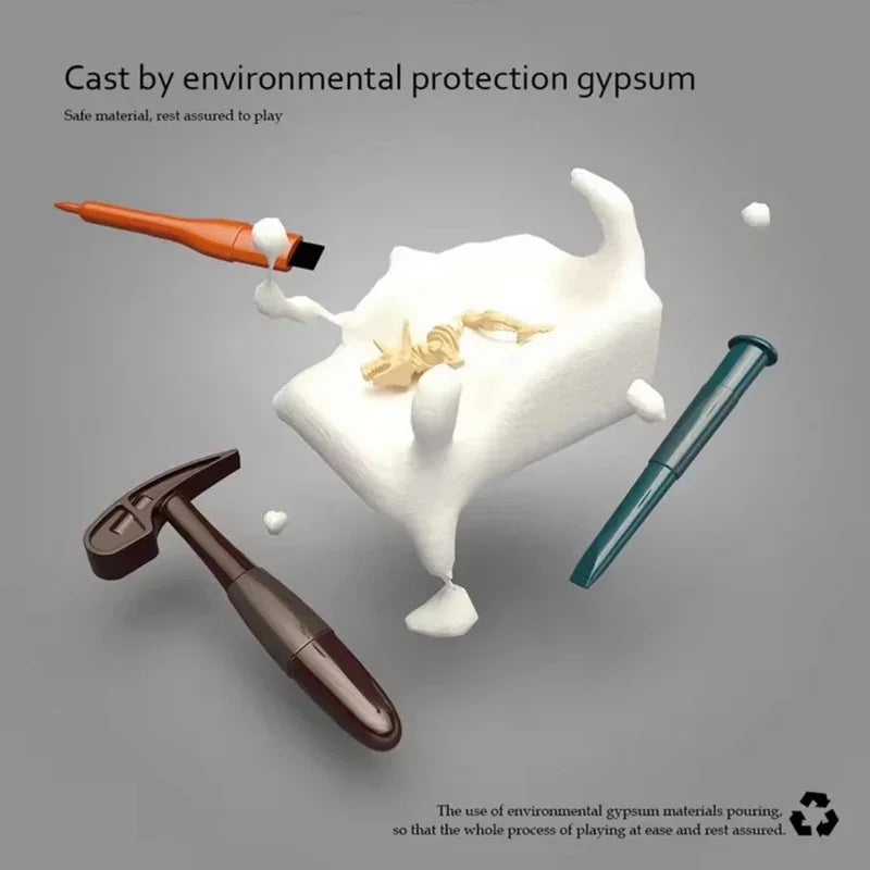 WOOPIE Wykopalisko "Mały Archeolog" 6 Szkieletów Dinozaurów - zabawki-dla-dziewczynki