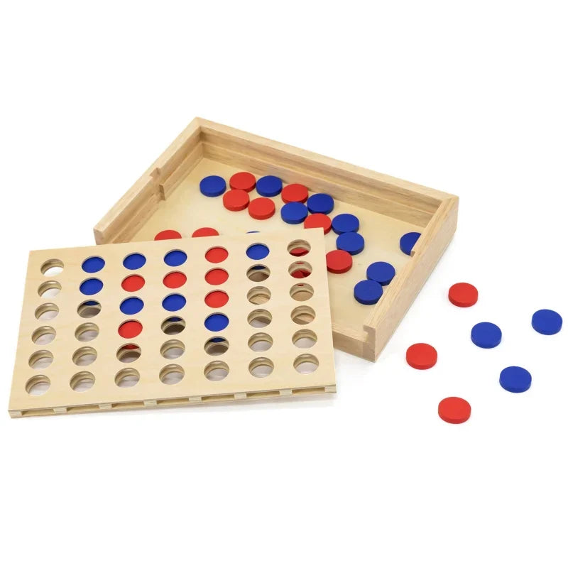 VIGA Gra logiczna 4 w Rzędzie 4 In a Row - zabawki-dla-dziewczynki