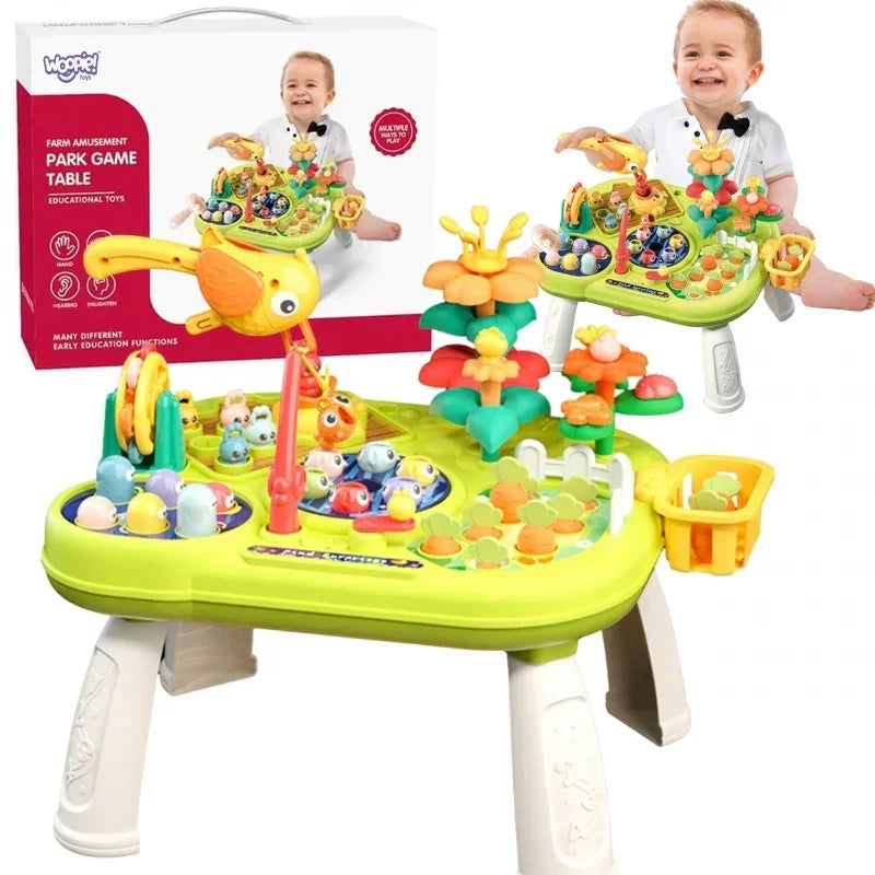 WOOPIE BABY interaktywny multistolik edukacyjny 8w1 - zabawki-dla-dziewczynki