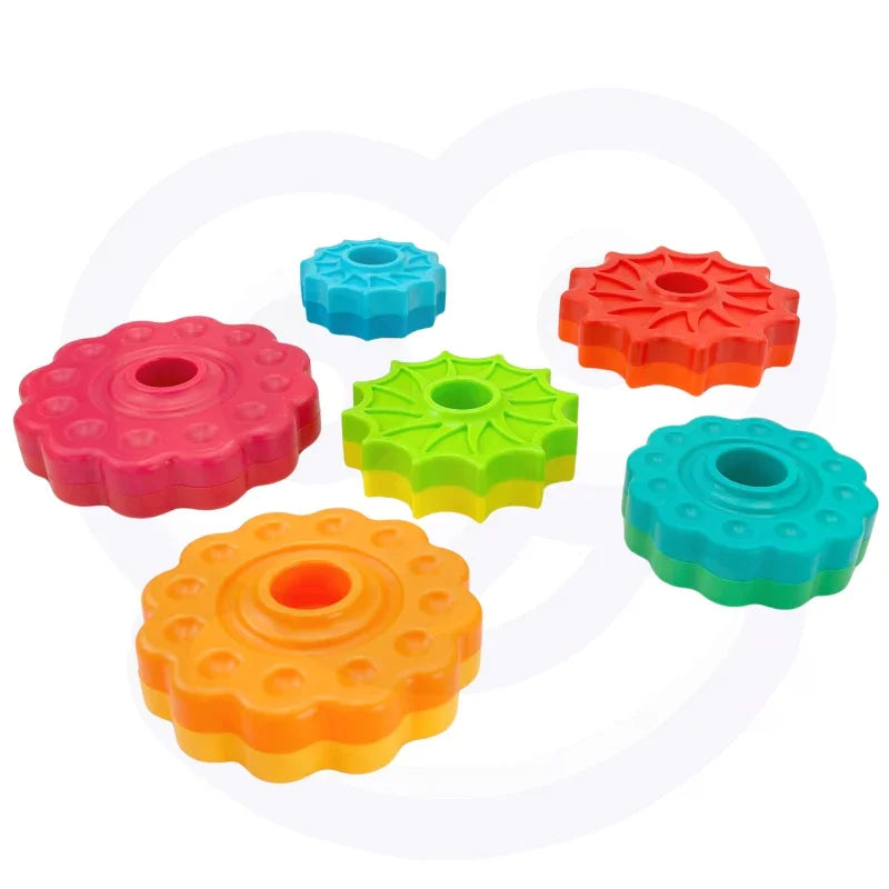 WOOPIE BABY Edukacyjna Piramidka Zakręcona Wieża - zabawki-dla-dziewczynki