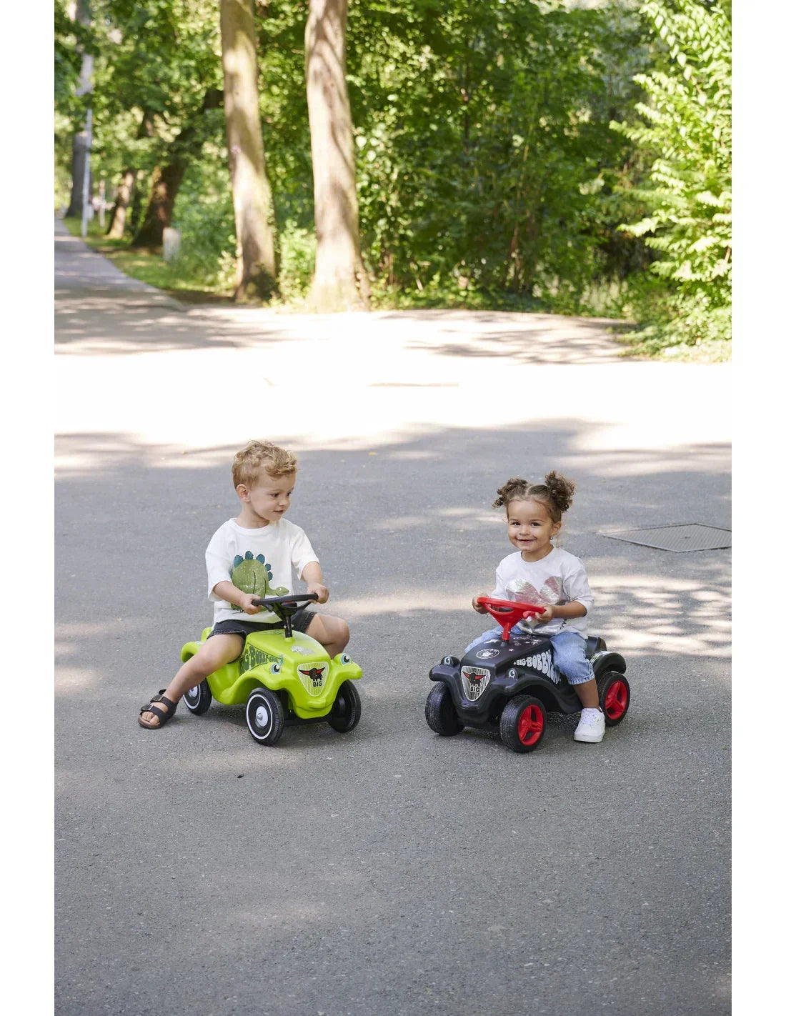 Kreatywny i kolorowy pojazd Big Bobby Car Classic Dino dla maluchów - zabawki-dla-dziewczynki