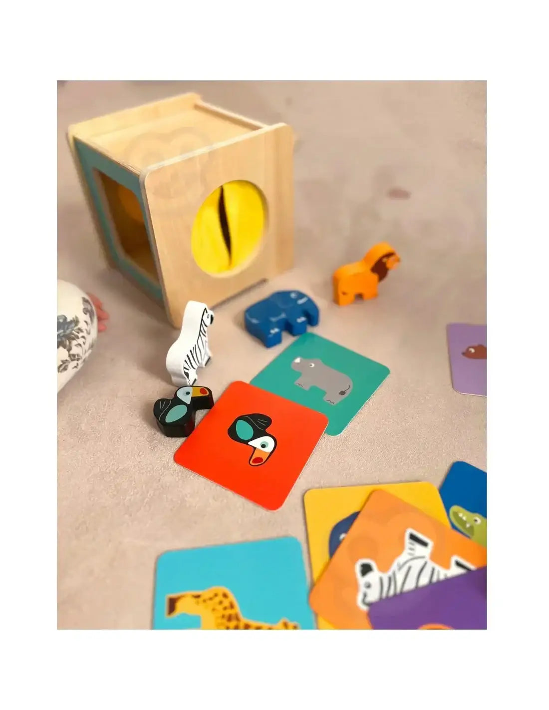 8-WOOPIE GREEN Box Pudełko XXL Montessori Edukacyjne 7w1 Sensoryczne 31-36 Mies. FSC-8