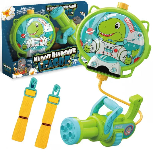 WOOPIE pistolet na wodę z plecakiem Dino zabawa na świeżym powietrzu - zabawki-dla-dziewczynki