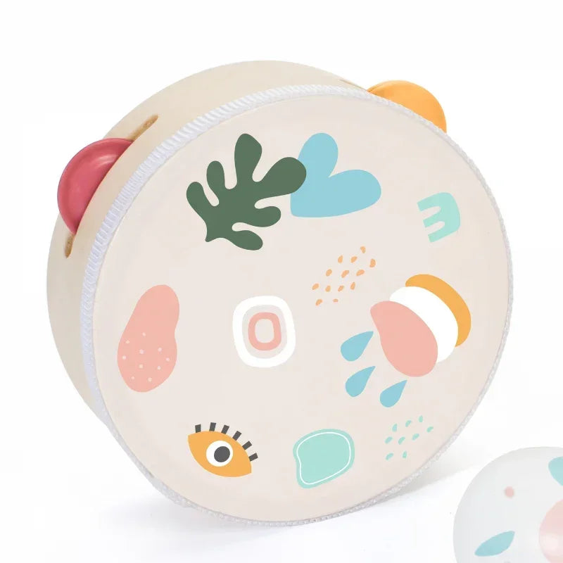 CLASSIC WORLD Zestaw Instrumenty Muzyczne dla Dzieci Cymbałki Bębenek Grzechotka 5 el. - zabawki-dla-dziewczynki