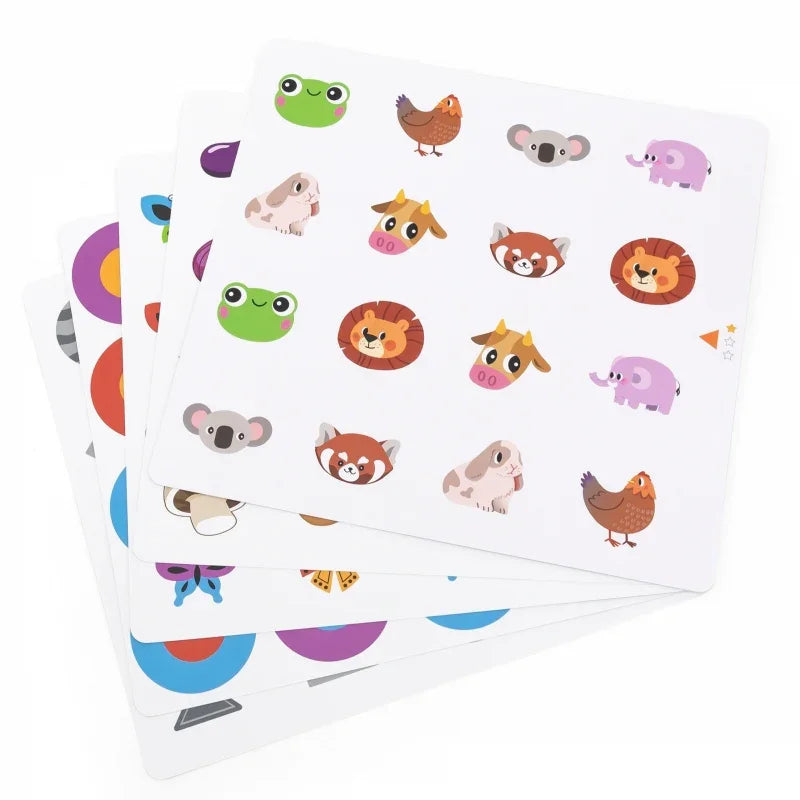 Viga Memory Gra Pamięciowa Zgadnij Obrazki 10 Kart Montessori - zabawki-dla-dziewczynki