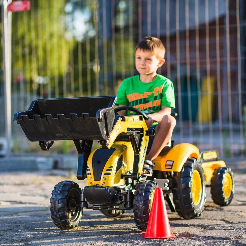 FALK Traktor KOMATSU pojazd edukacyjny dla dzieci od 3 lat - zabawki-dla-dziewczynki