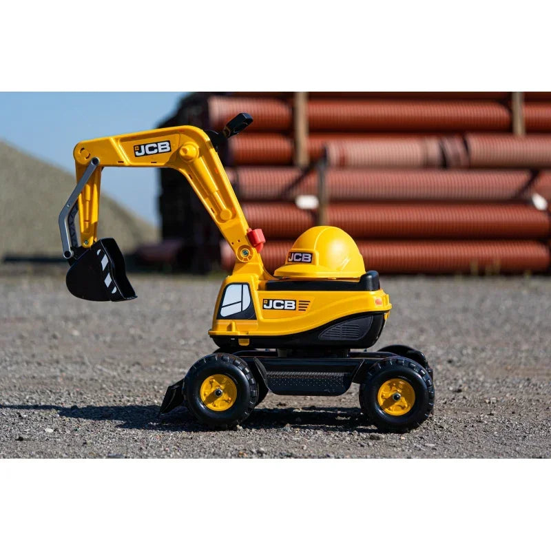 FALK koparka JCB DIGGER obrotowa żółta ruchoma łyżka - zabawki-dla-dziewczynki