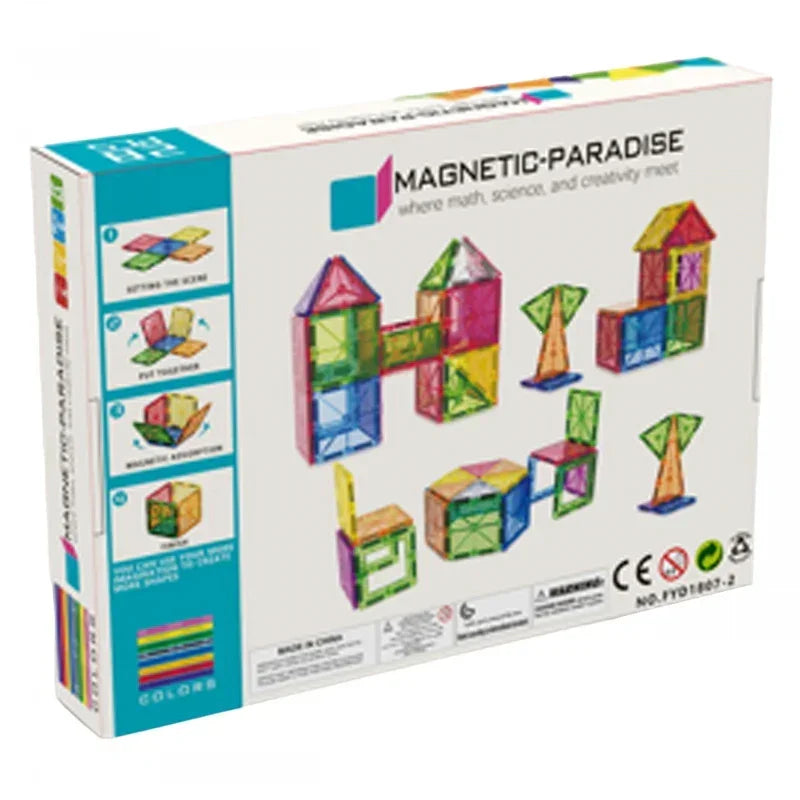 WOOPIE edukacyjne klocki magnetyczne 3D Montessori do budowania - zabawki-dla-dziewczynki