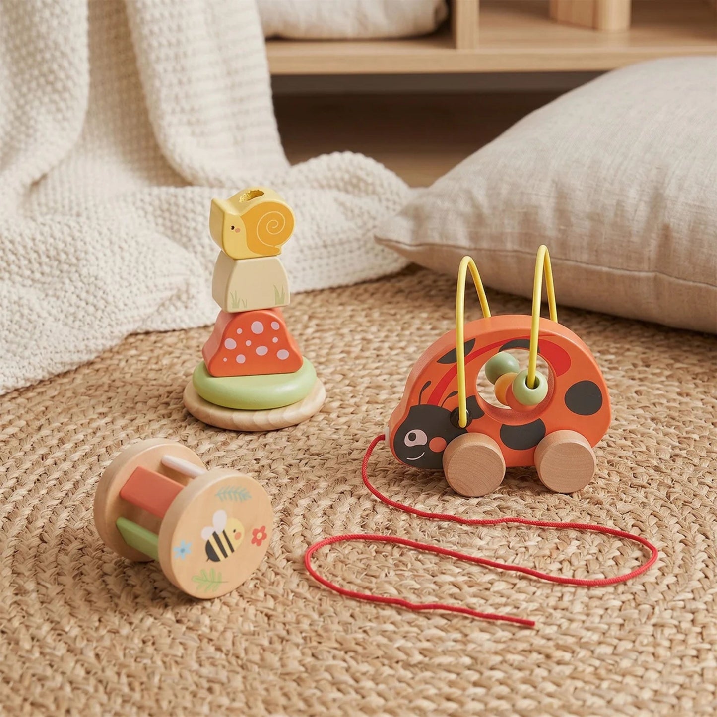 2-TOOKY TOY Zestaw Biedronka do Zabawy Rozwojowej 3w1-2