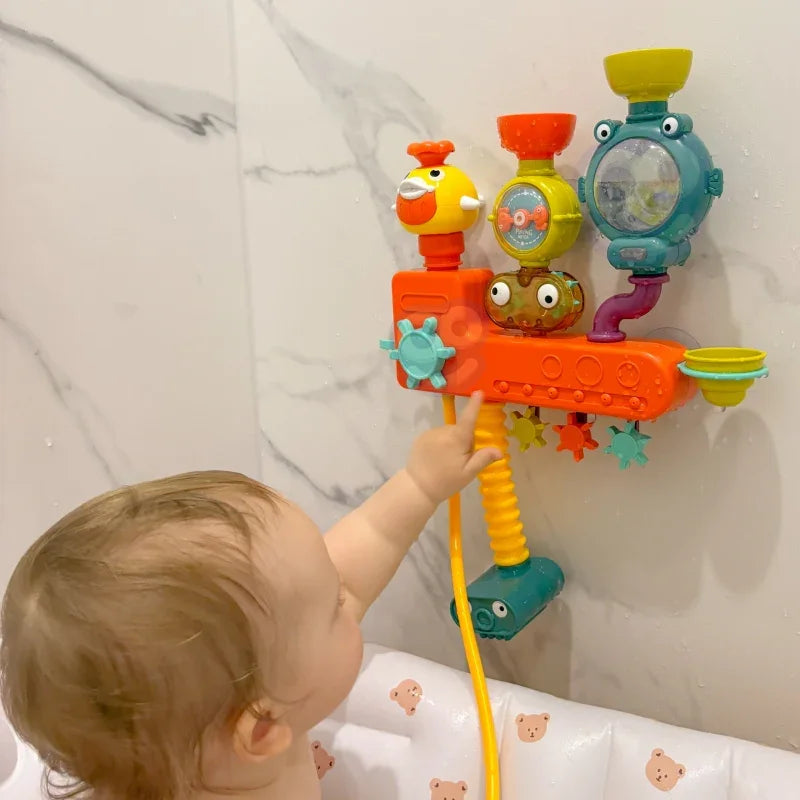 WOOPIE BABY Zabawka do Kąpieli Kranik Prysznic Fontanna Przelewowa Kaczuszka - zabawki-dla-dziewczynki