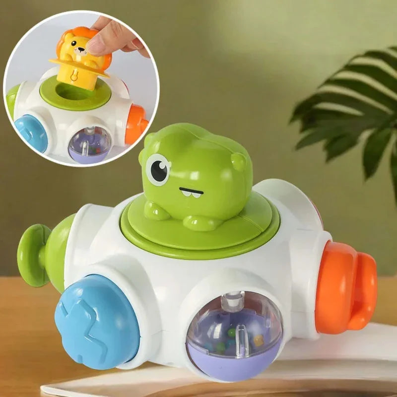 WOOPIE BABY Kosmiczna Rakieta Aktywności - Edukacyjna Kostka Sensoryczna 18m+ - zabawki-dla-dziewczynki