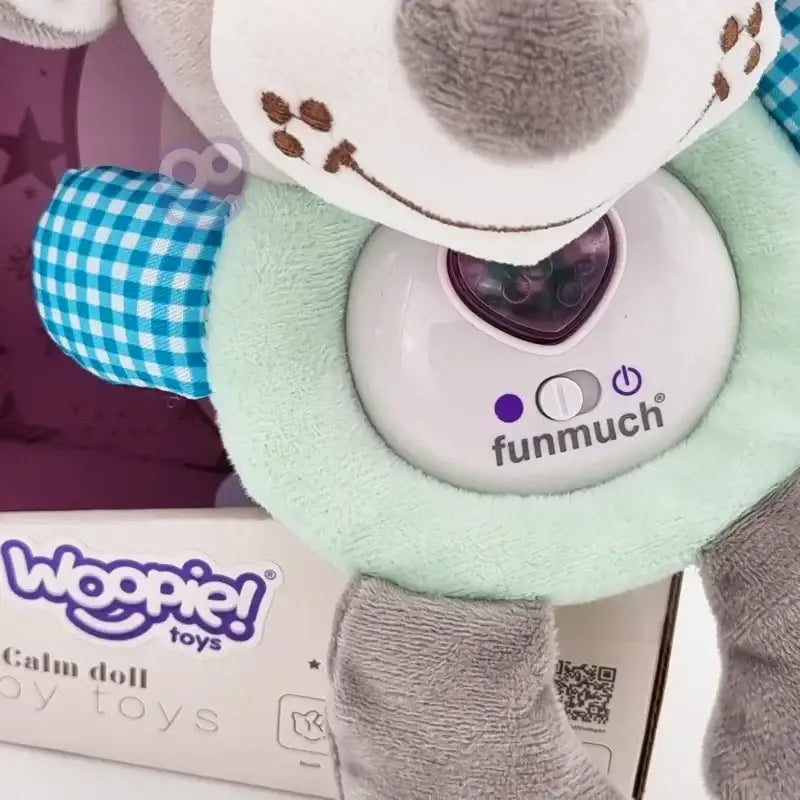 Pluszowy piesek WOOPIE BABY usypiacz z dźwiękiem - zabawki-dla-dziewczynki