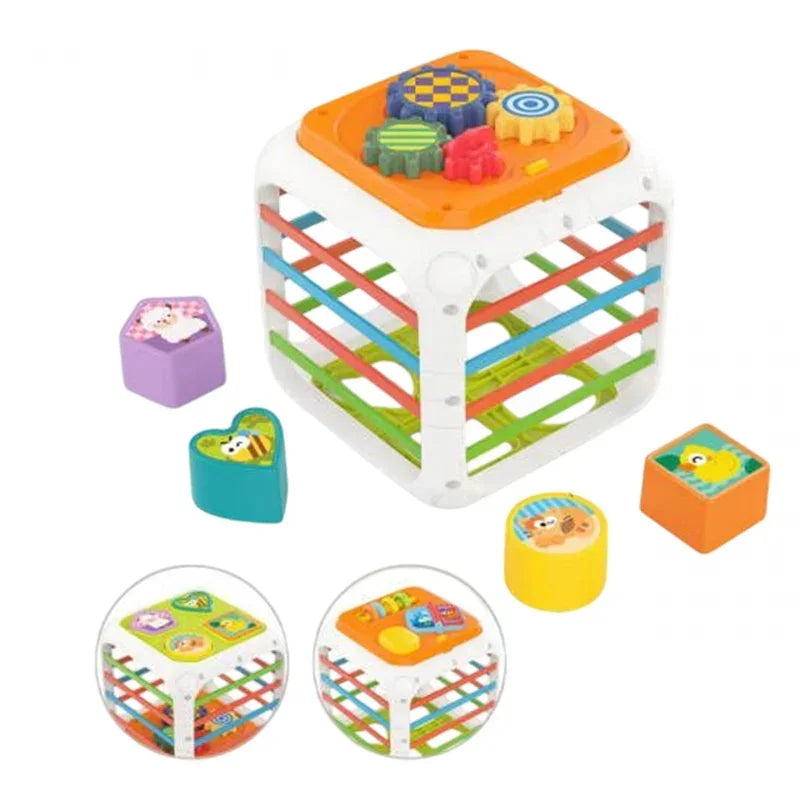 WOOPIE Zabawka edukacyjna Kostka Sorter 18m+ - zabawki-dla-dziewczynki