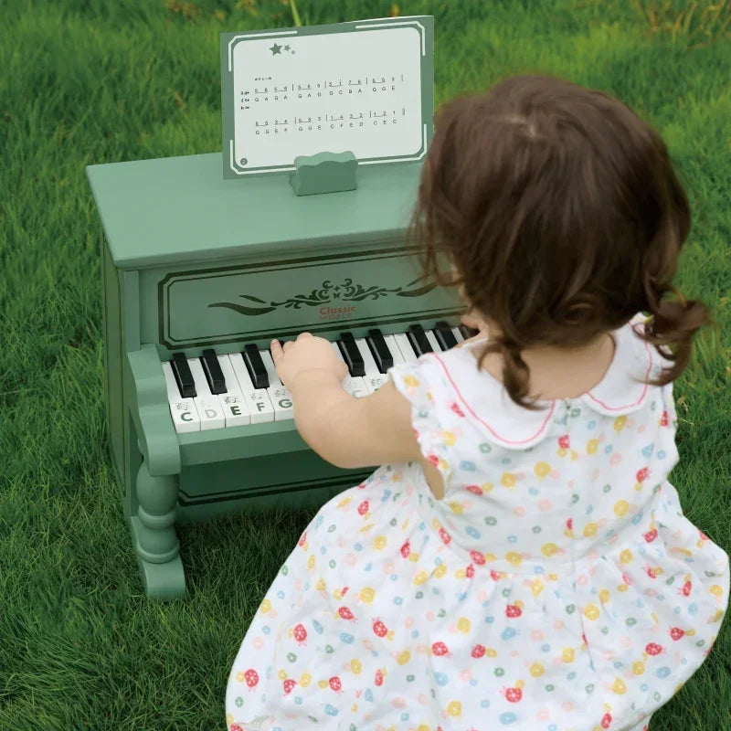 Drewniane pianinko CLASSIC WORLD Vintage dla dzieci - zabawki-dla-dziewczynki