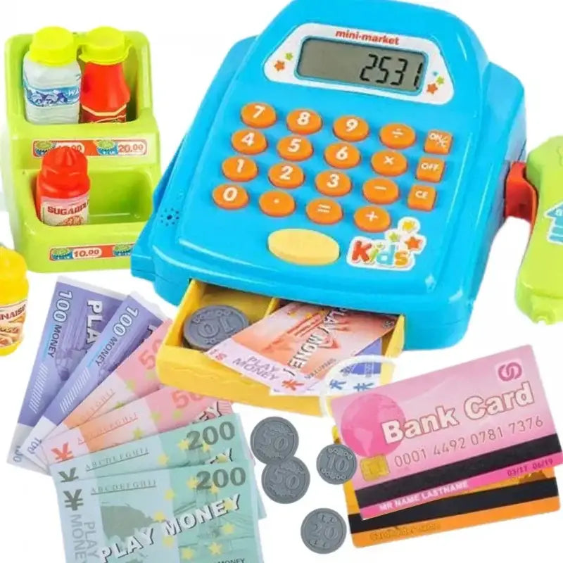 Kasa WOOPIE sklepowa z dodatkami do zabawy dla maluchów  - zabawki-dla-dziewczynki