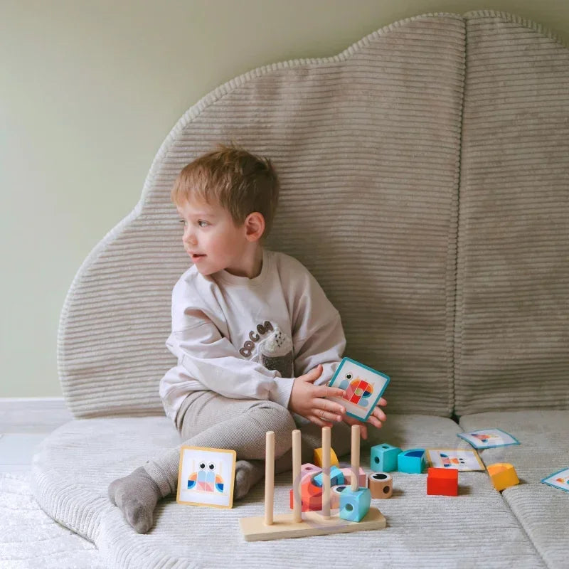 TOOKY TOY układanka drewniana dla dzieci krab - zabawki-dla-dziewczynki
