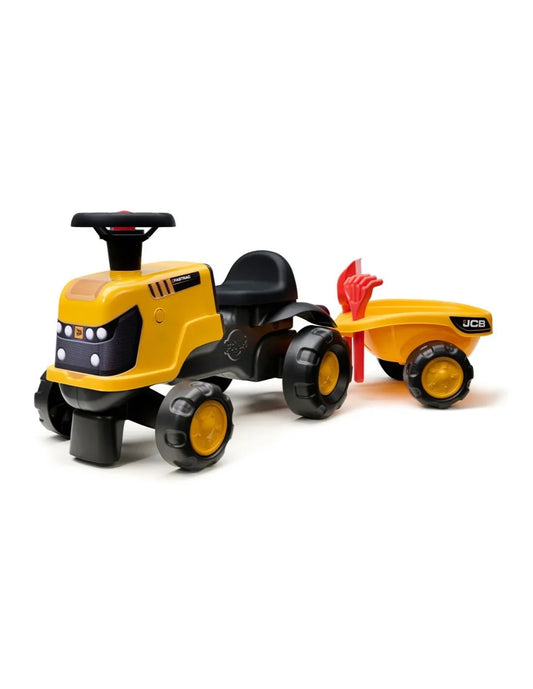 FALK Jeździk Traktor JCB Fastrac dla dzieci 1-3 lat z przyczepką - zabawki-dla-dziewczynki
