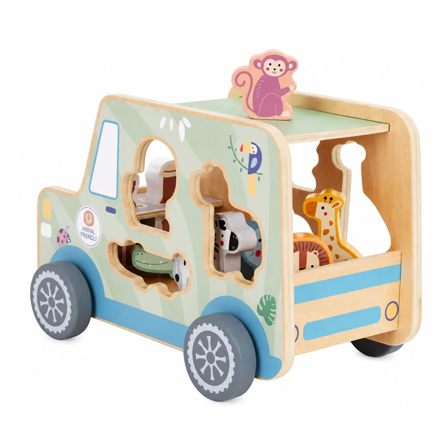 5-TOOKY TOY Samochód Kostka Aktywności Safarii-5