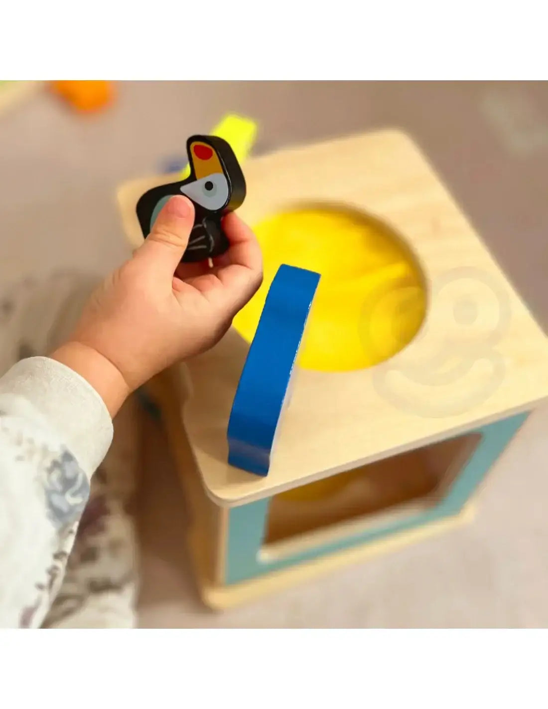 9-WOOPIE GREEN Box Pudełko XXL Montessori Edukacyjne 7w1 Sensoryczne 31-36 Mies. FSC-9