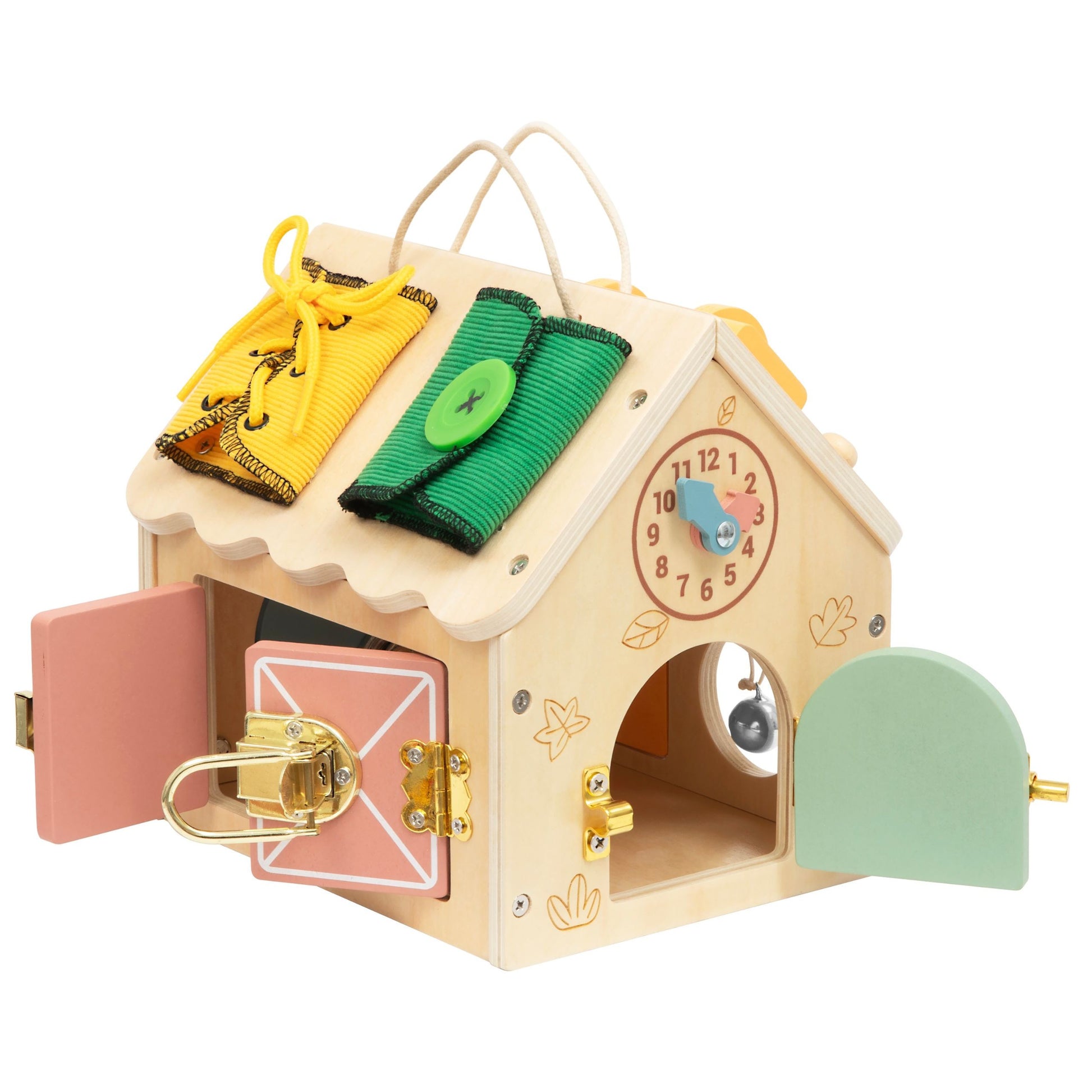 5-TOOKY TOY Drewniany Domek Manipulacyjny-5