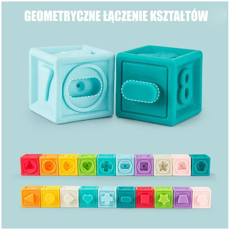 Zabawka do nauki liczenia z dźwiękiem WOOPIE Baby puzzle 20 el. - zabawki-dla-dziewczynki