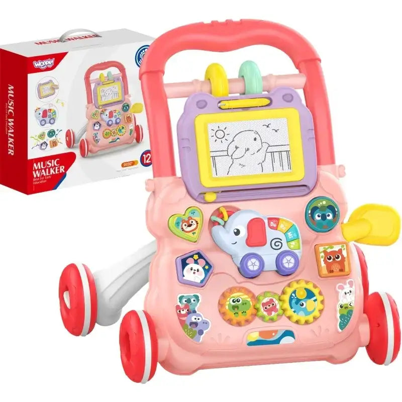 WOOPIE BABY Interaktywny Chodzik Pchacz Muzyczny + Znikopis - zabawki-dla-dziewczynki
