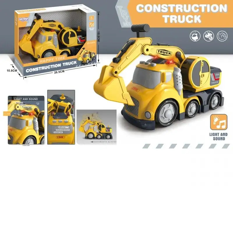 Koparka dla dzieci WOOPIE City Truck zabawka budowlana - zabawki-dla-dziewczynki
