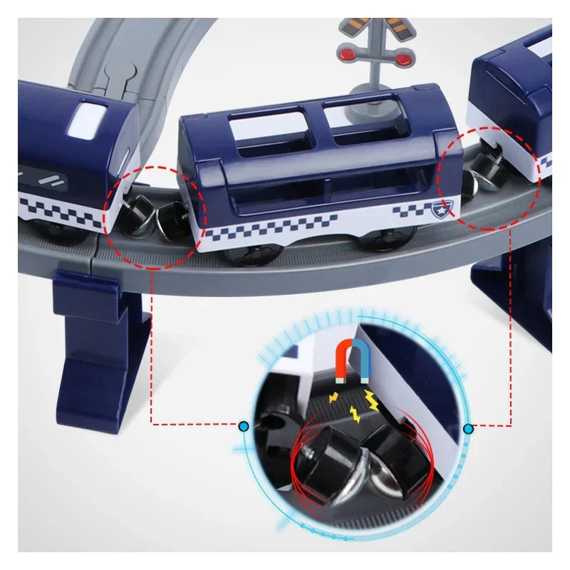 WOOPIE Tor samochodowy kolejka elektryczna auta helikopter rozwój kreatywności - zabawki-dla-dziewczynki