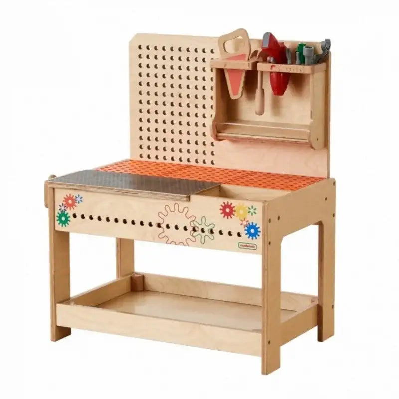 MASTERKIDZ Drewniany Warsztat Montessori STEM z Narzędziami - zabawki-dla-dziewczynki