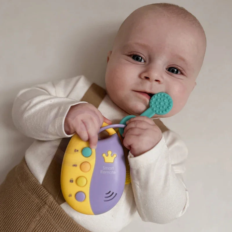 WOOPIE BABY Interaktywne Kluczki Samochodowe z Pilotem Gryzak 2w1 - zabawki-dla-dziewczynki
