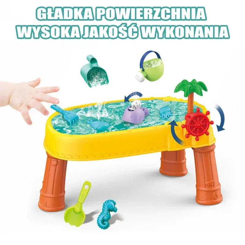 Stolik WOOPIE statek piracki do zabawy wodą i piaskiem - zabawki-dla-dziewczynki