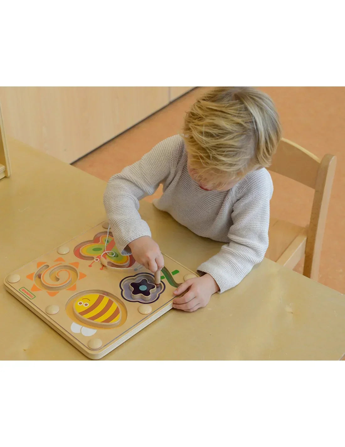 zabawka edukacyjna MASTERKIDZ labirynt z kulkami magnetycznymi dla dzieci - zabawki-dla-dziewczynki