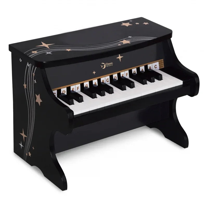 CLASSIC WORLD czarne pianino zabawka muzyczna - zabawki-dla-dziewczynki