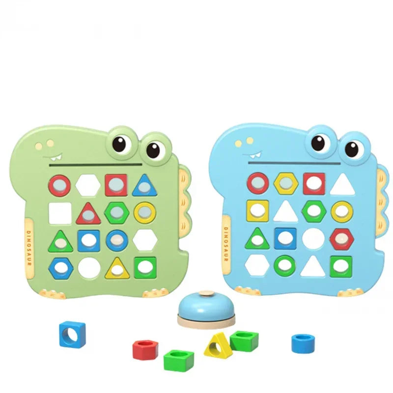 Montessori dinozaur puzzle zręcznościowe WOOPIE zabawka - zabawki-dla-dziewczynki
